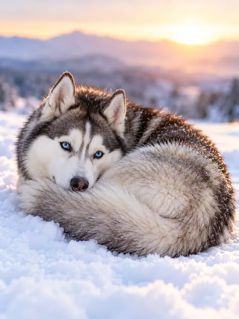 Siberian Husky on Sunday