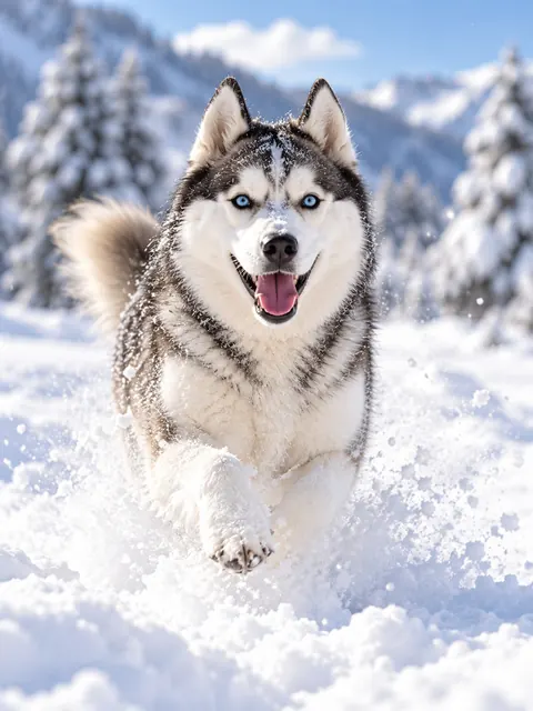 Siberian Husky on Monday
