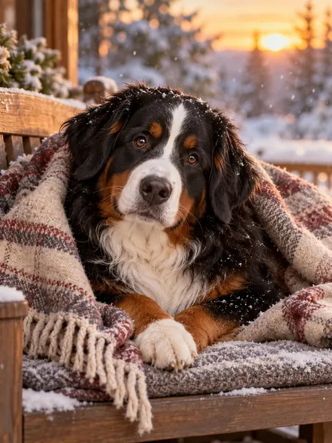 Bernese Mountain Dog on Friday